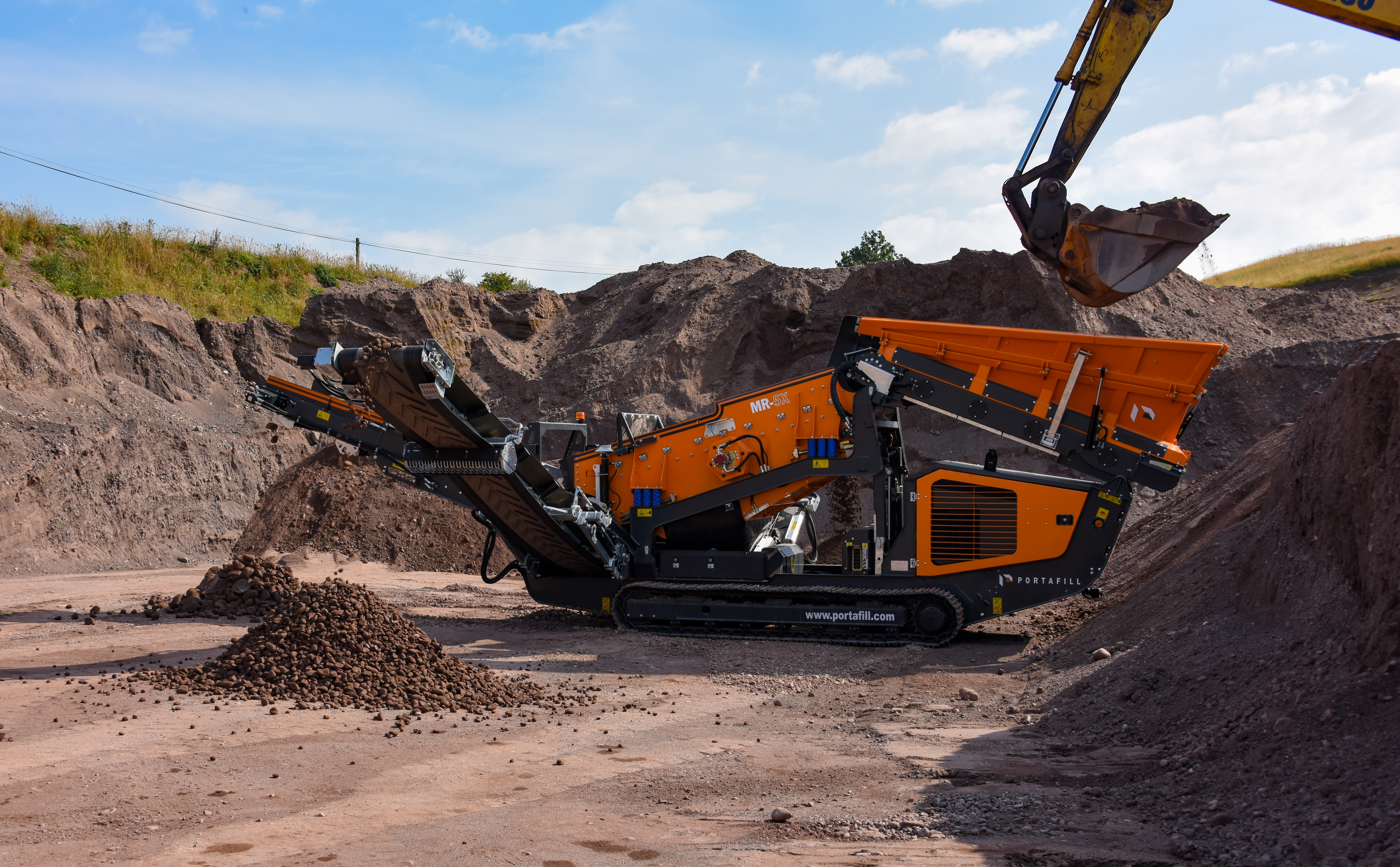 SCHWERLASTSIEBANLAGE - PORTAFILL MR-5X