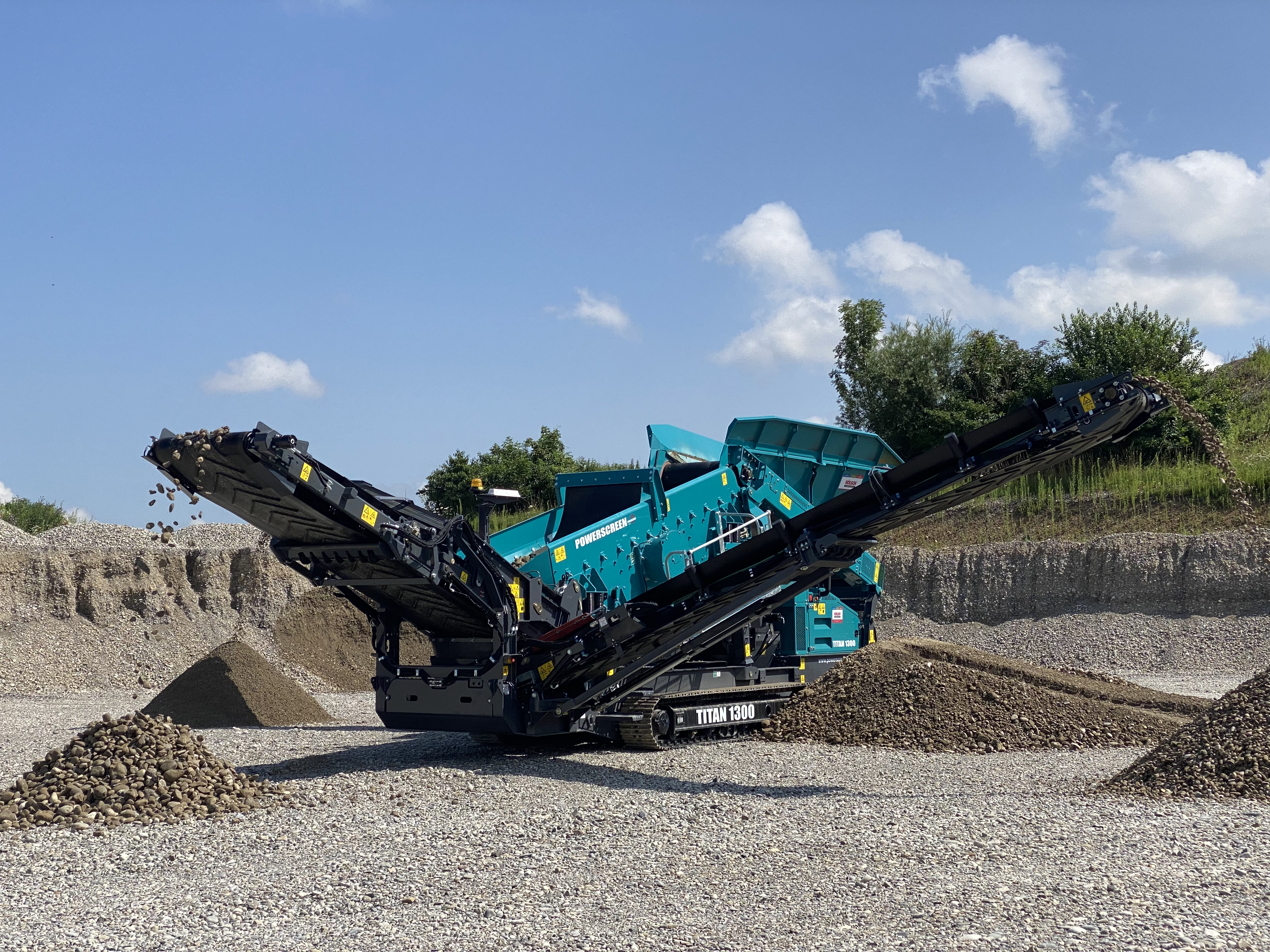 SCHWERLASTSIEBANLAGE - POWERSCREEN Titan 1300