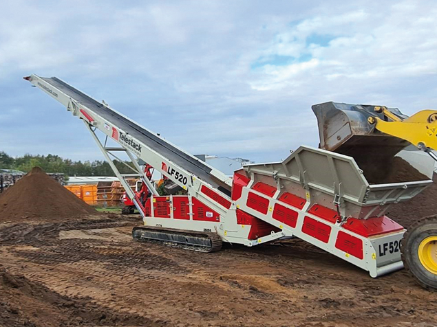 HALDENFÖRDERBAND - TELESTACK LF520